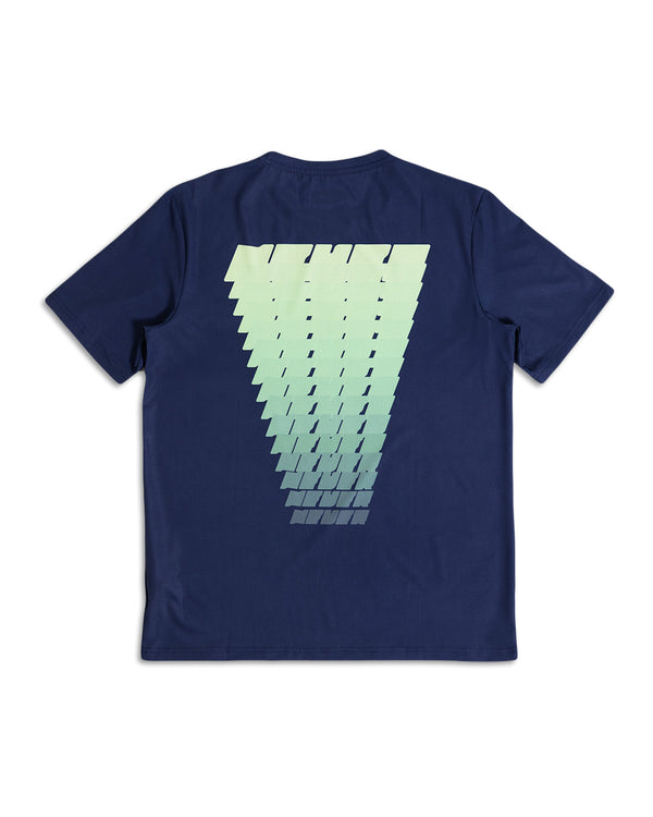 STACKED TEE NAVY