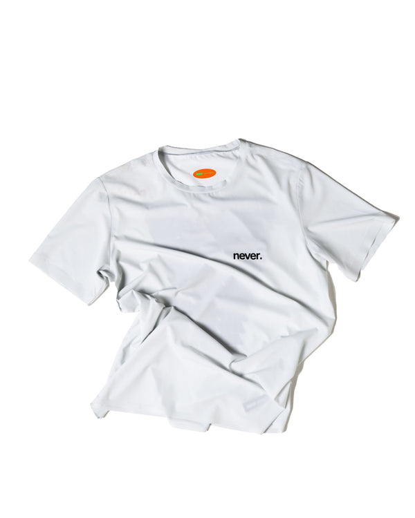 GREY STACKED TEE