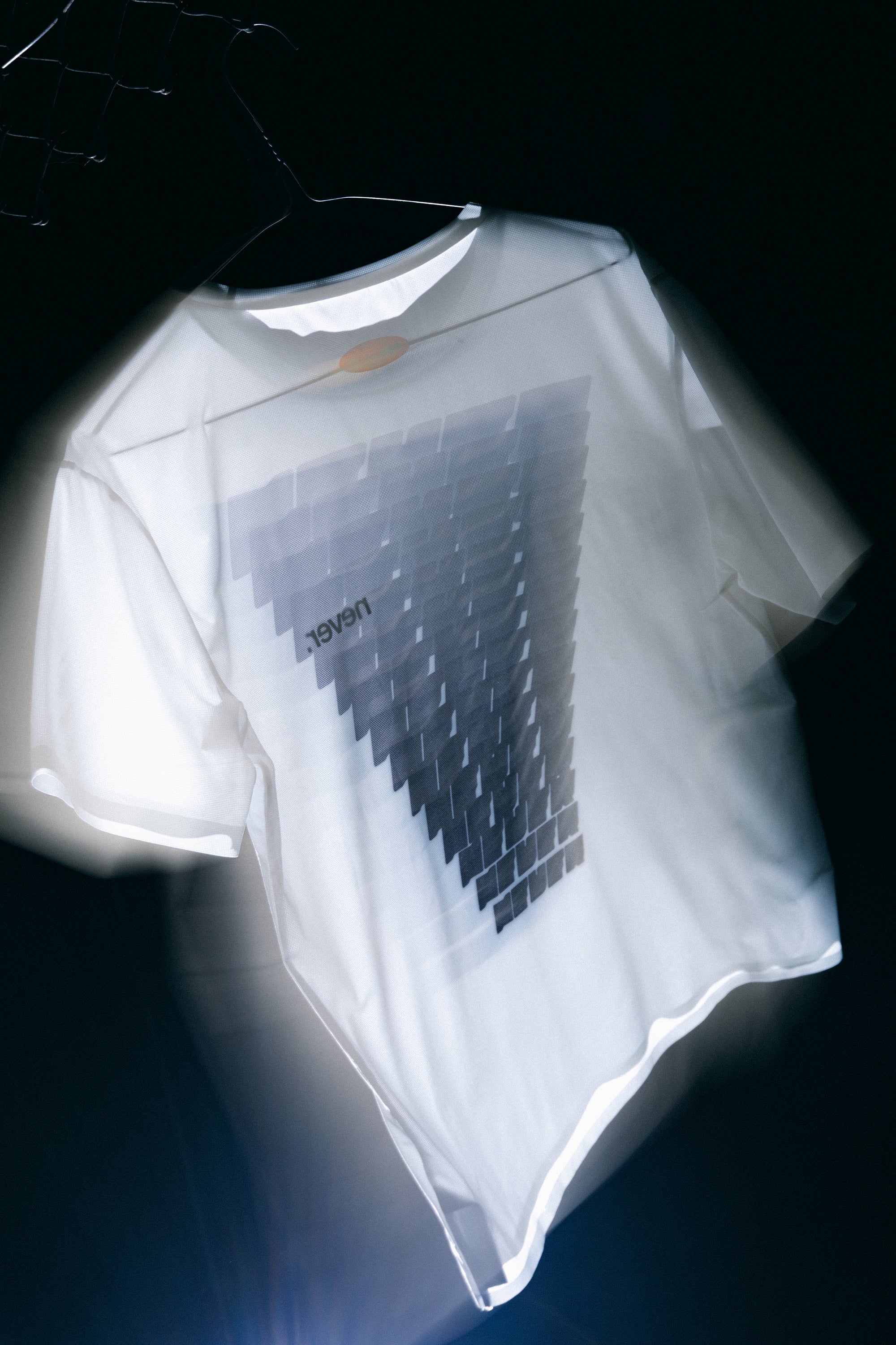 GREY STACKED TEE