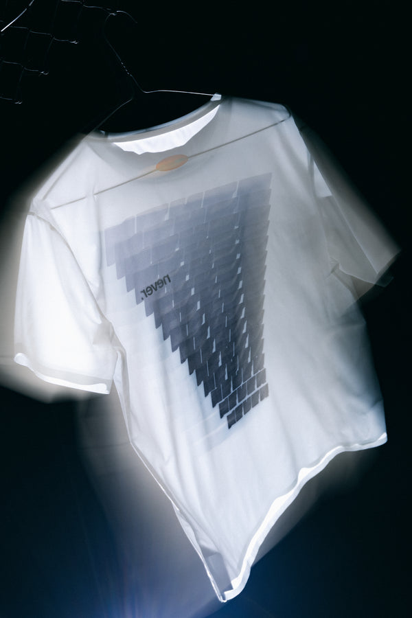 GREY STACKED TEE